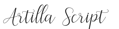 Artilla Script.otf字体下载