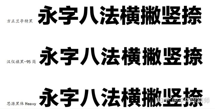 方正兰亭黑家族