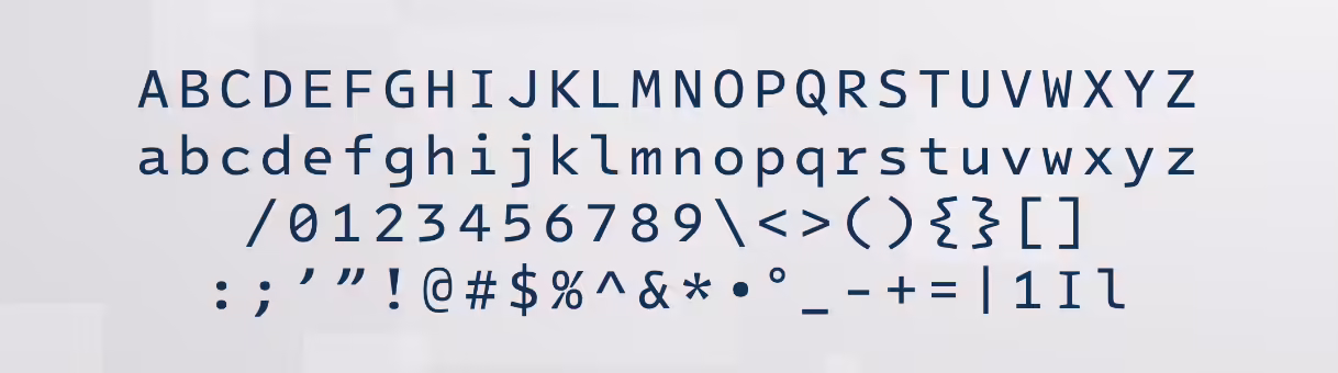 英特尔开源字体 One Mono v1.3 新版本下载发布，为开发者打造