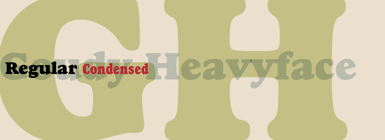 Goudy Heavyface