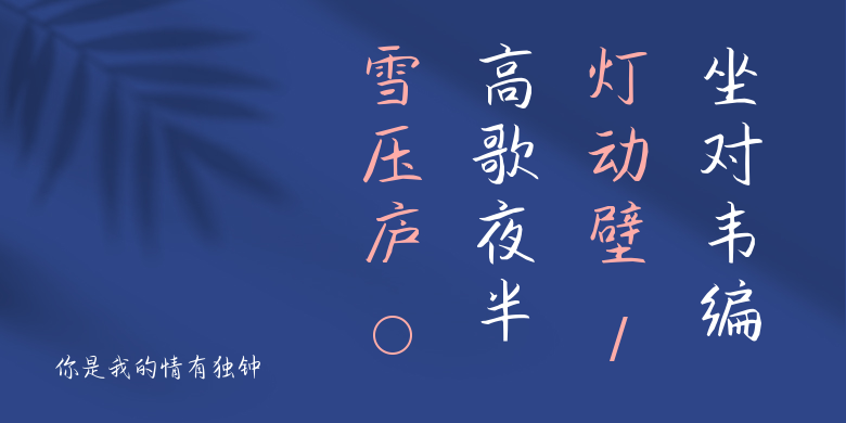 你是我的情有独钟