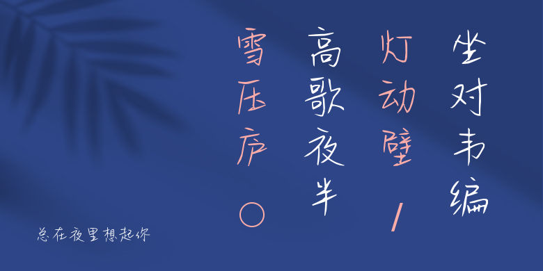 总在夜里想起你