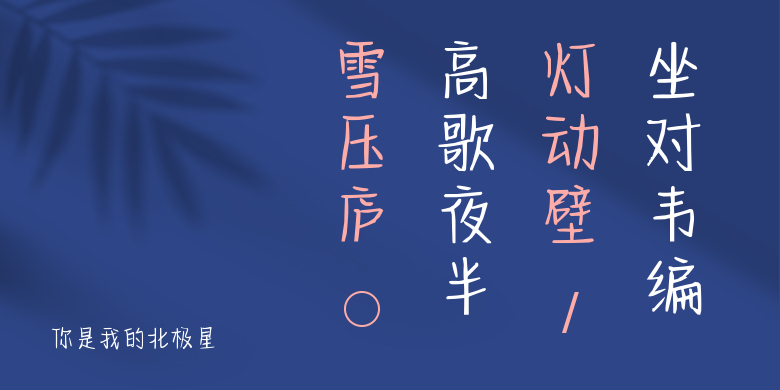 你是我的北极星