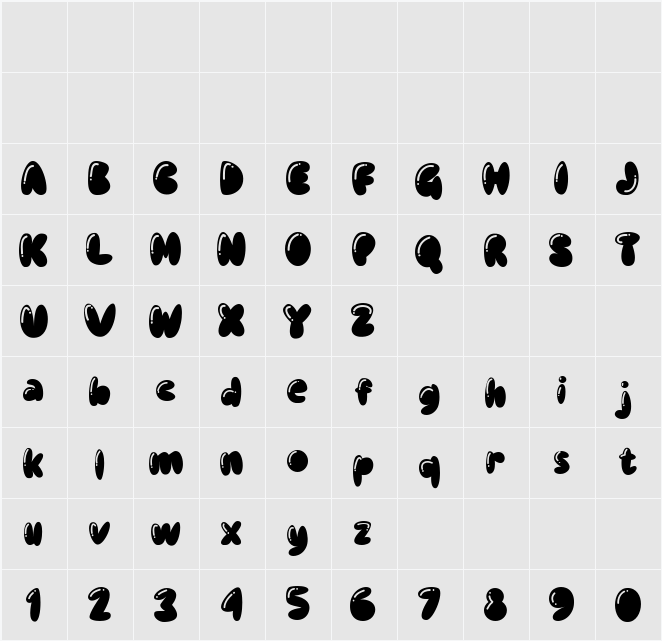 BABELGAMEE 字符映射表