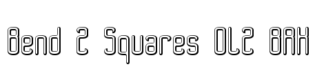 Bend 2 Squares OL2 BRK