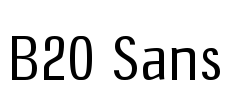 B20 Sans