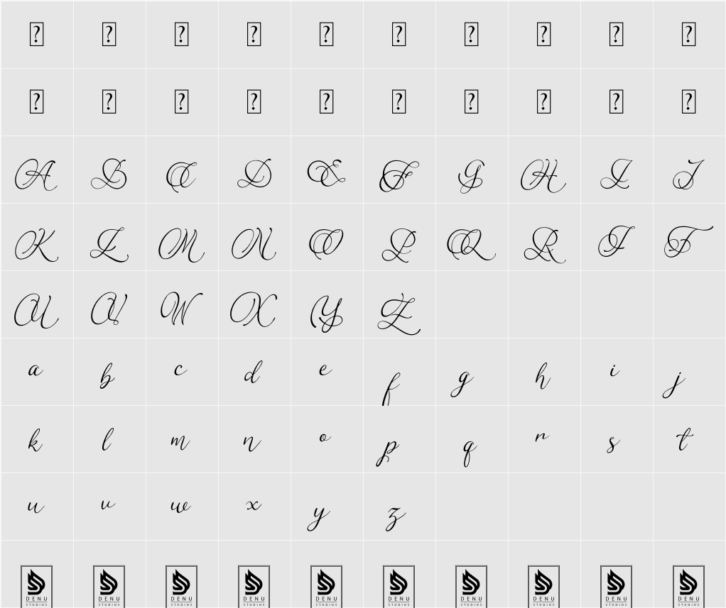Aespa Maribell 字符映射表
