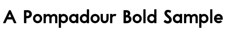 A Pompadour Bold Sample