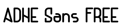 ADHE Sans FREE