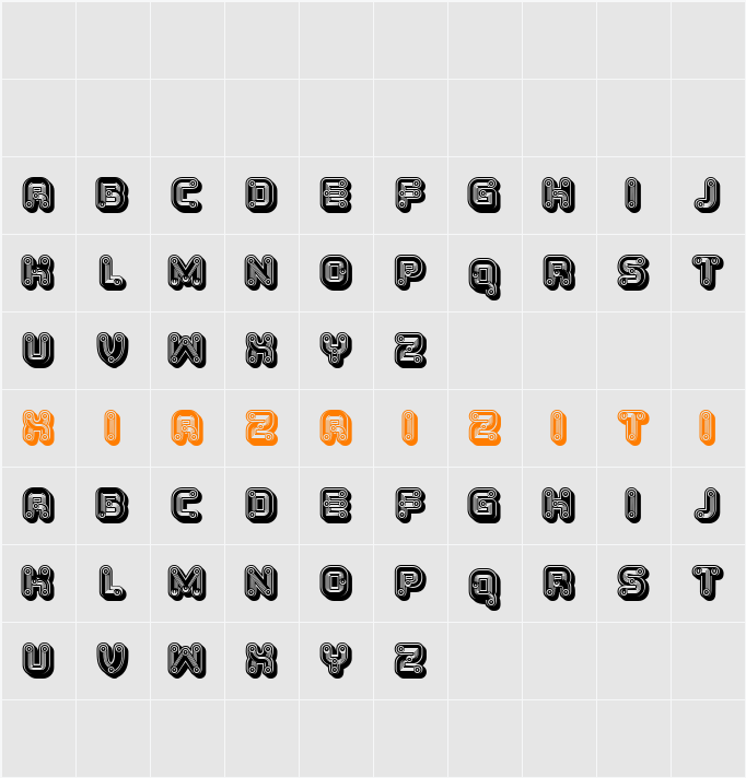 Advisor Filled 字符映射表