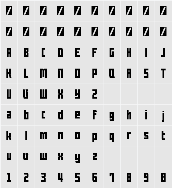 Метаданные 字符映射表