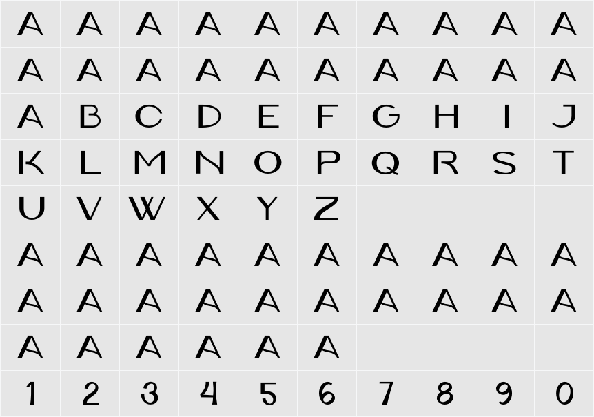 JARDEN 字符映射表