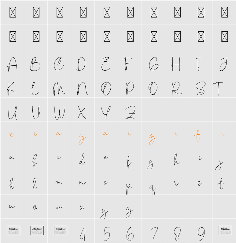 Aesthetic 字符映射表