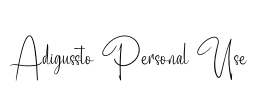 Adigussto Personal Use