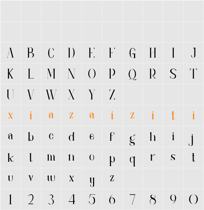 adhiyasa-demo 字符映射表