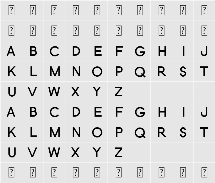 Novah 字符映射表