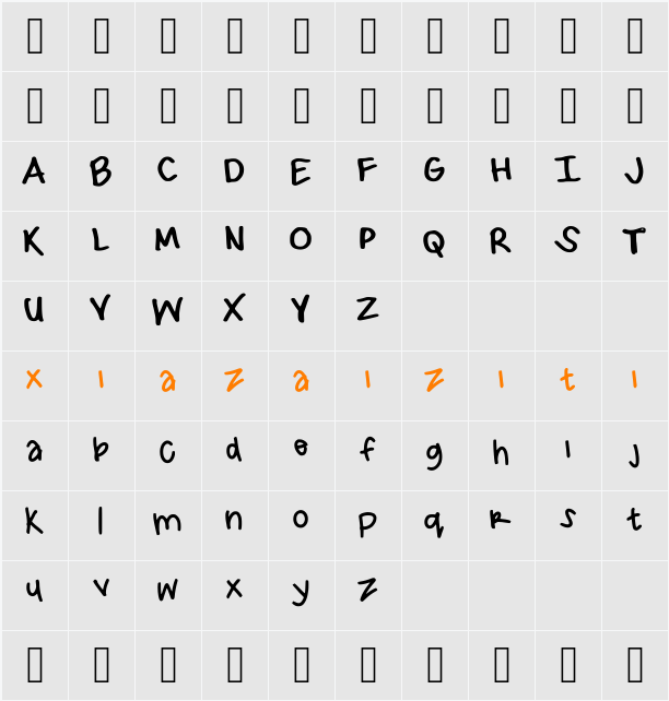 Aeiou 字符映射表