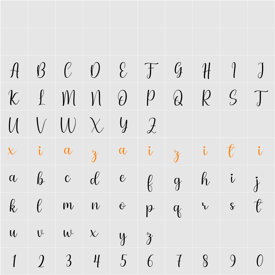 Aesthetic 字符映射表