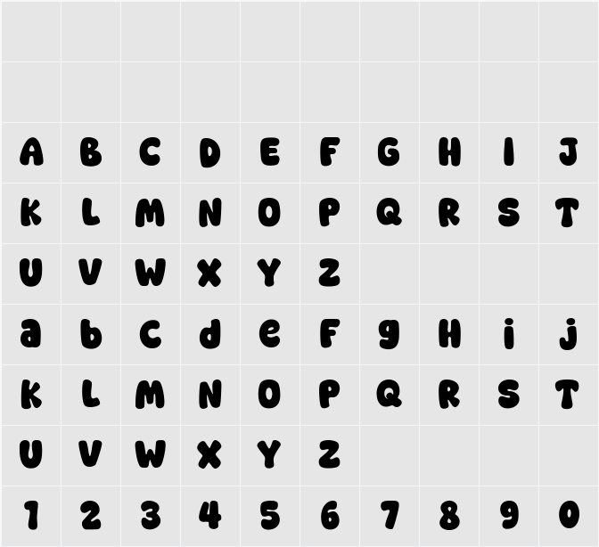 Super Peace 字符映射表