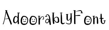 AdoorablyFont