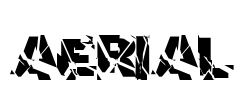 aerial 字体预览图