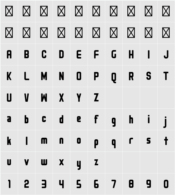 Kalmansk 字符映射表