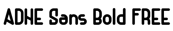 ADHE Sans Bold FREE