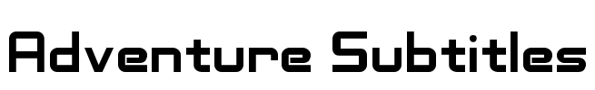 Adventure Subtitles