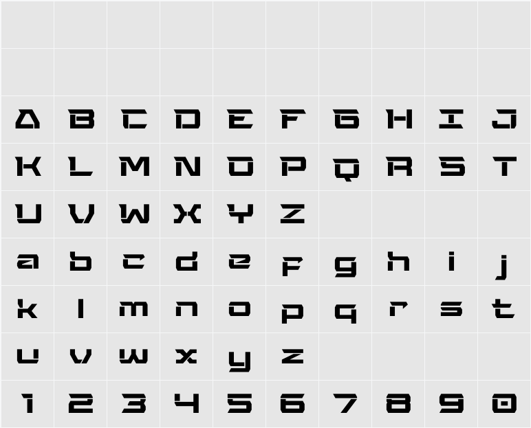 Ultimate Gear 字符映射表