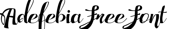 Adefebia Free Font