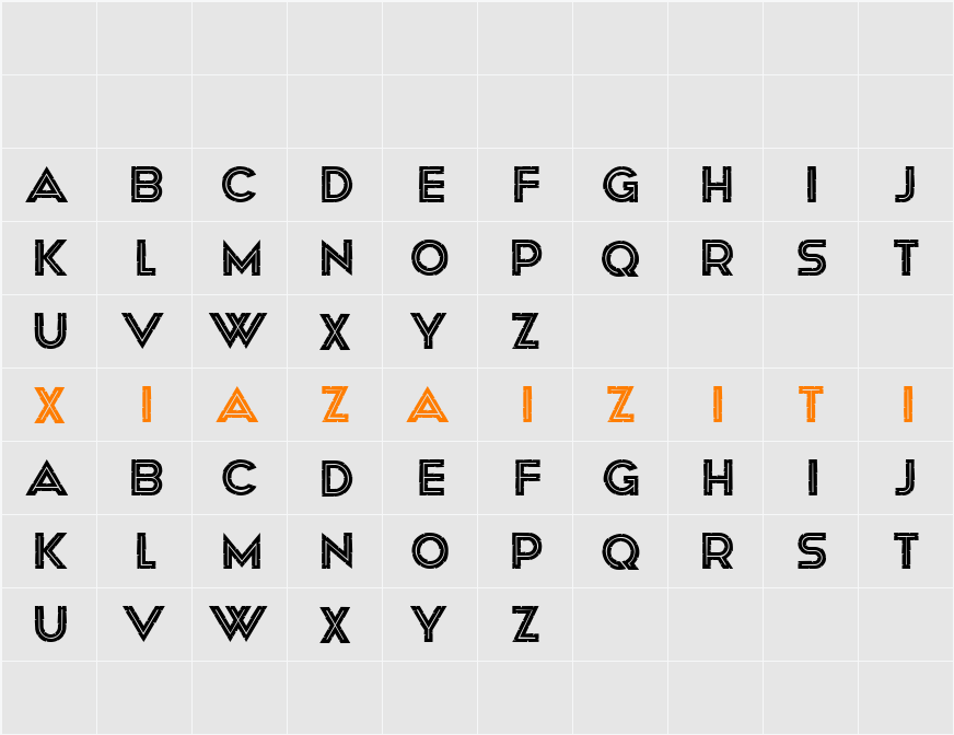 Africa 字符映射表