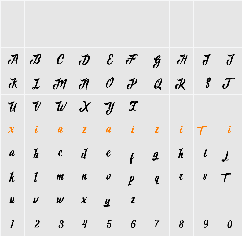 Adventure Script 字符映射表