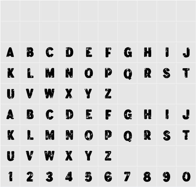 Vilanders Sans 字符映射表