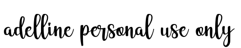 adelline personal use only