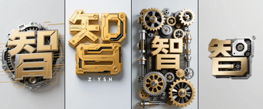 有了AI字体设计变的简单起来