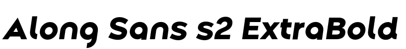 Along Sans s2 ExtraBold