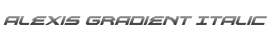 Alexis Gradient Italic