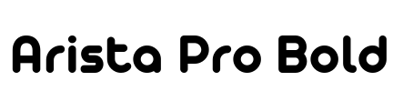 Arista Pro Bold