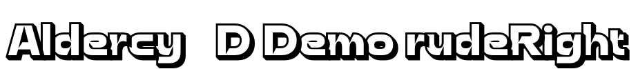 Aldercy 3D Demo rudeRight
