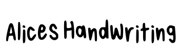 Alices Handwriting