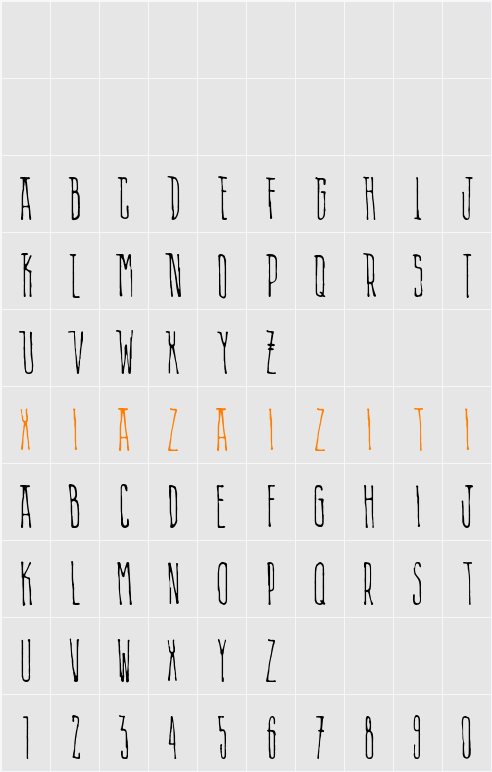 Alien Playlist 字符映射表