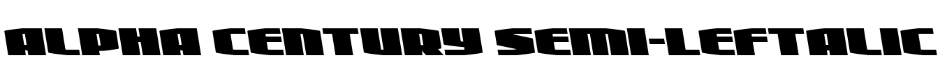 Alpha Century Semi-Leftalic