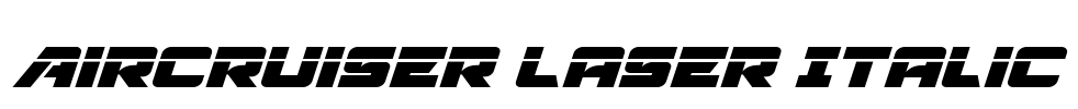 Aircruiser Laser Italic