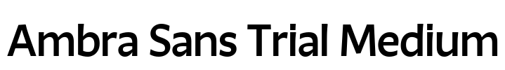 Ambra Sans Trial Medium