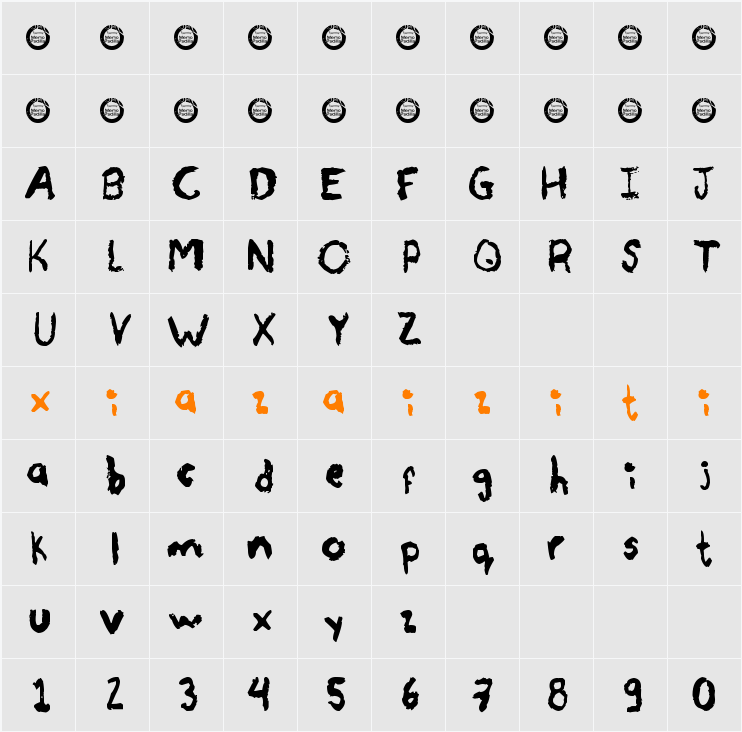 Ah Carbon! 字符映射表