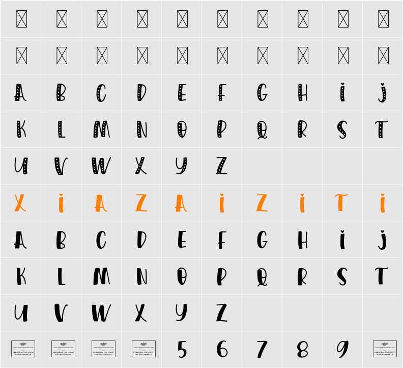 Harmonize 字符映射表