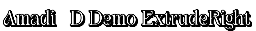 Amadi 3D Demo ExtrudeRight