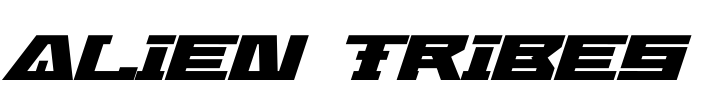 Alien Tribes 字体预览图
