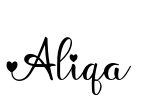 Aliqa 字体预览图