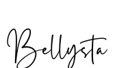 Bellysta 字体预览图